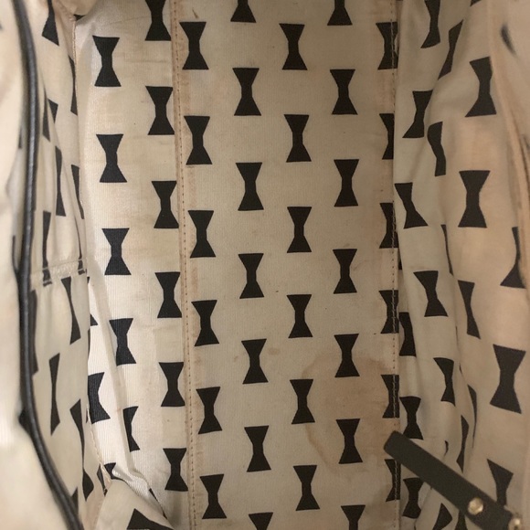 Kate Spade Mint Green & Black Bucket Bag w/ Strap - Picture 4 of 4